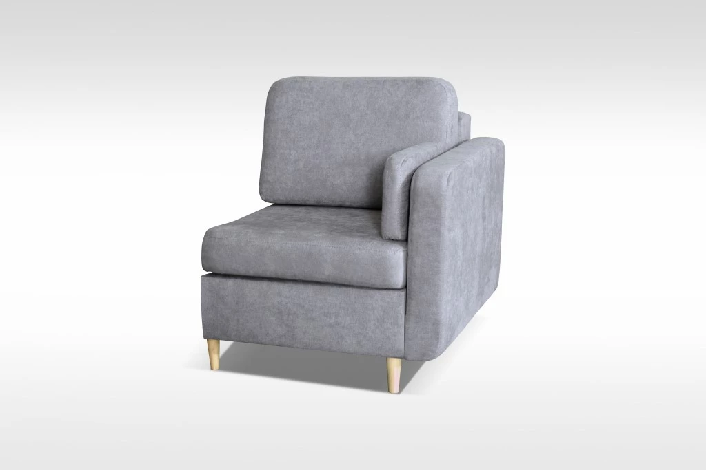 Jednosedák s bokem I+1B 80cm