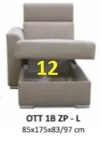 12 - Otoman levý