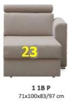 23 - Jednosedák pravý