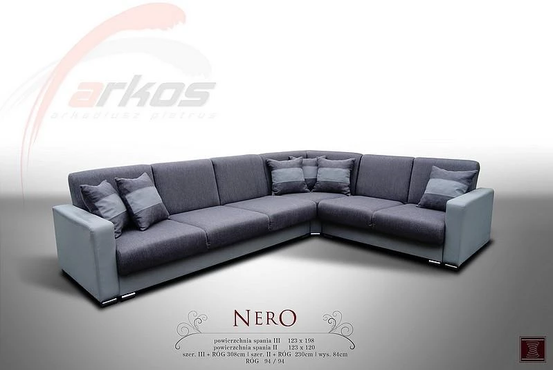 Rohová sedací souprava Nero - rozkládací