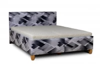Manželská postel s lamelovým roštem ALMA 160x200 cm