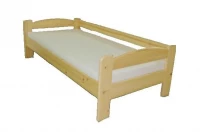 Drevená posteľ so zábranou LIBOR - smrek