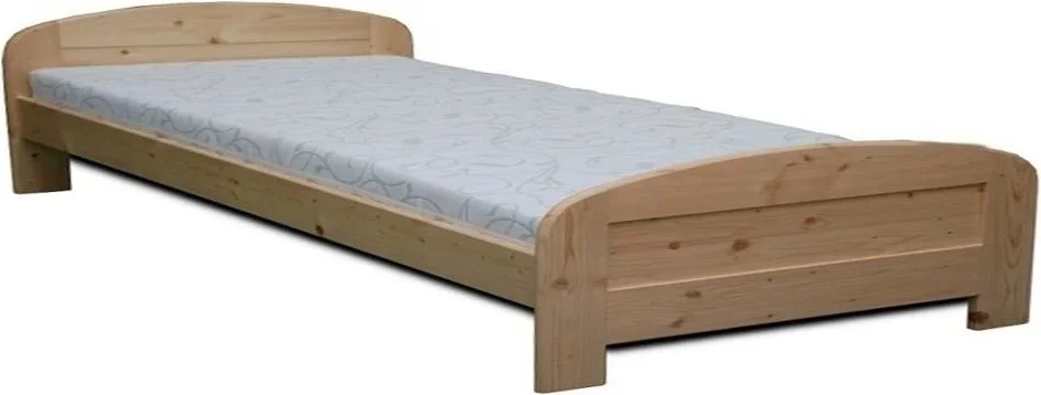 Dřevěná manželská postel LUKÁŠ - buk