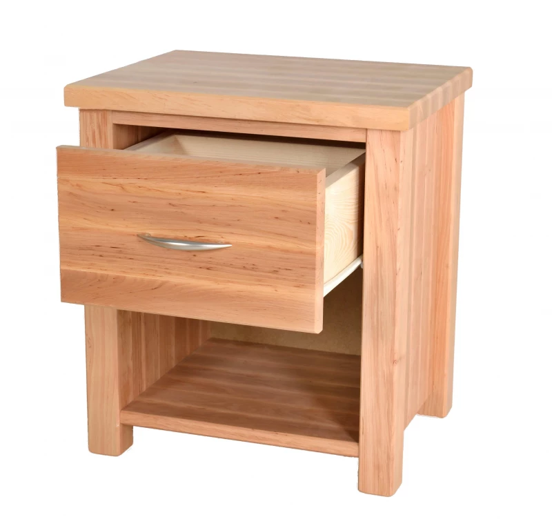 Dřevěný noční stolek MARTIN - olše