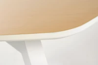 Jedálenský stôl DIEGO 120x80 - buk / biela