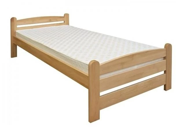 Dřevěná postel vyvýšená KAREL - smrk