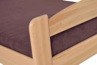 Dřevěná vyvýšená postel se zábranou LIBOR buk