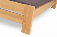 Drevená vyvýšená manželská posteľ KUBA - smrek