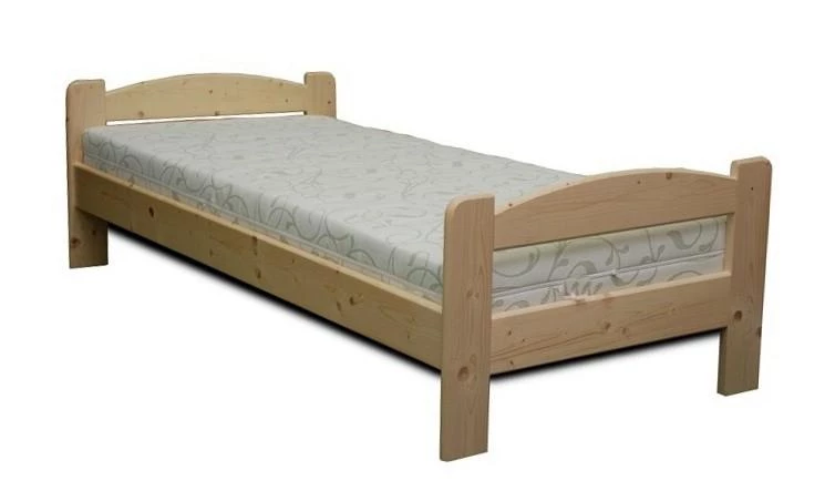 Drevená vyvýšená posteľ LIBOR - BUK