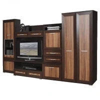 Obývacia stena Paulina, wenge-slivka