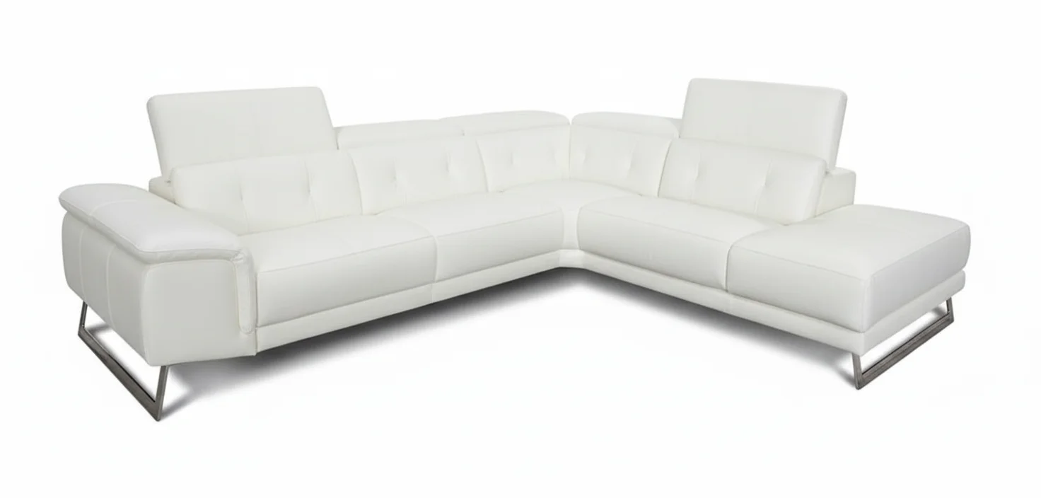 Kožená sedacia súprava SIENA biela