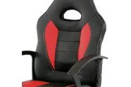 Kancelářská židle černo-červená