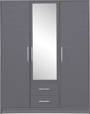 Šatník Smart 150 cm Antracit