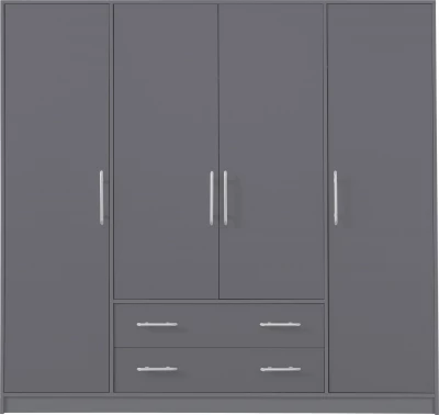 Šatník Smart 200 cm Antracit