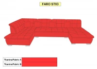 Sedací souprava Faro URS (ottmax ZS+2 ZF+ott)
