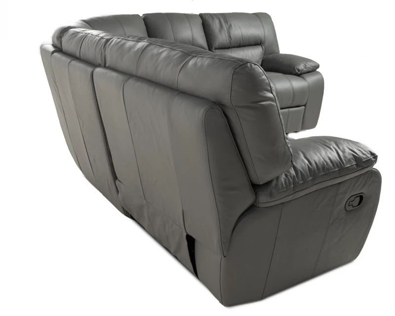 Kožená rohová sedacia súprava MESONICA s funkciou relax