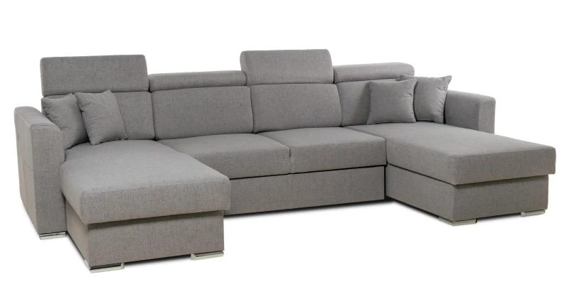 Sedací souprava Morrison (ott+2zf+ott), šedá (Cablo 14)