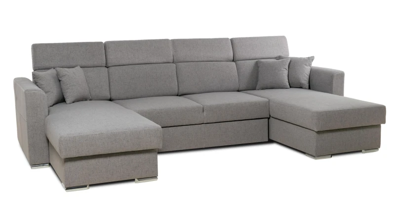 Sedací souprava Morrison (ott+2zf+ott), šedá (Cablo 14)