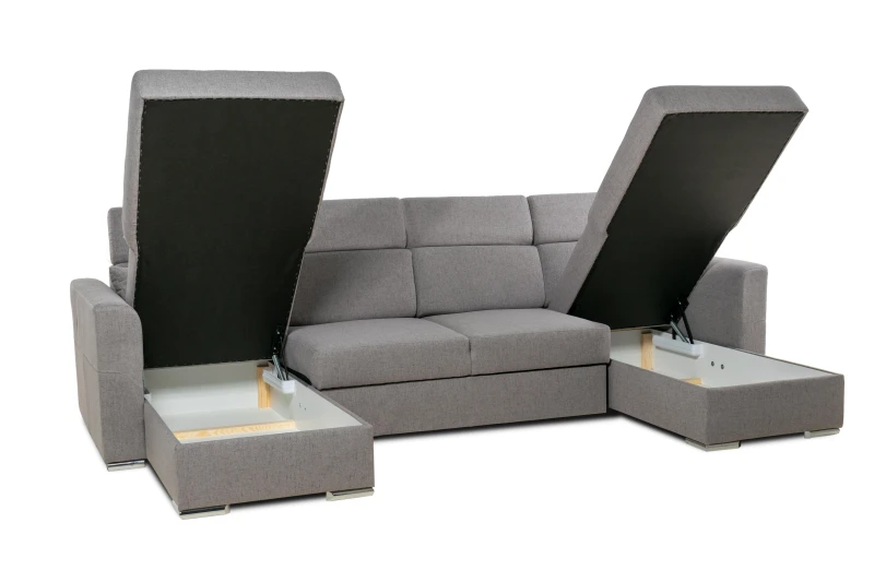 Sedací souprava Morrison (ott+2zf+ott), šedá (Cablo 14)