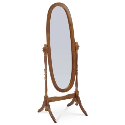 Zrcadlo stojací, výška 151 cm Ořech