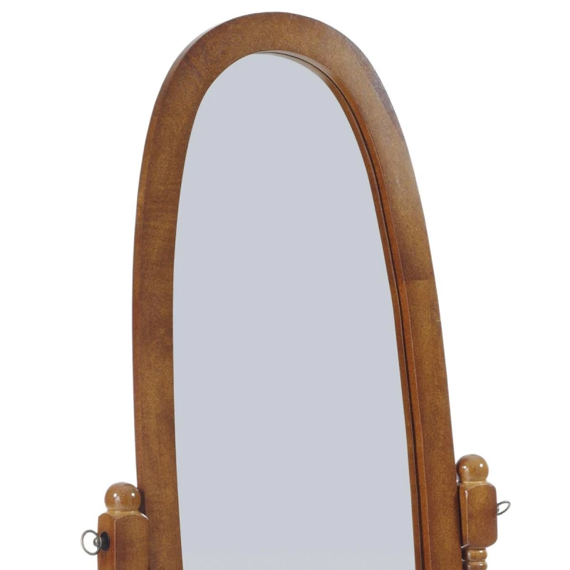 Zrcadlo stojací, výška 151 cm Ořech
