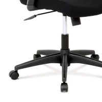 Kancelárska stolička s podhlavníkom čierna