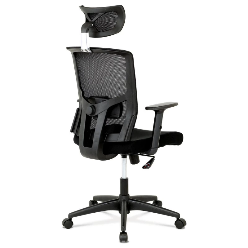 Kancelářská židle s podhlavníkem černá
