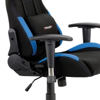 Kancelárska stolička modrá-čierna látka
