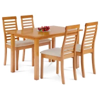 SET 1+4, 120x75 cm, barva olše