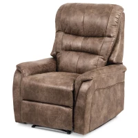 TV křeslo, coffee látka, kov černá