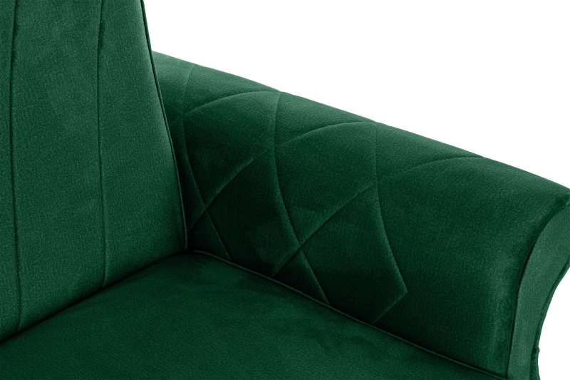 Sedacia súprava Panama 3+1+1, zelená (Monolith 37)