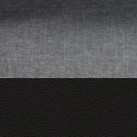 Sedací souprava Roberto, levá, šedá/černá (sawana21/soft11)