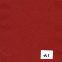 Čalouněná válenda Junior s malým čelem, červená (č. 147), Pravá