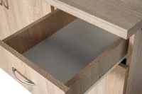 Kuchyňská linka Monika 120, dub sonoma (U7 satyna/sonoma)