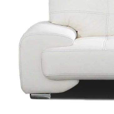 Pohovka Omega 3, bílá/bílá nit