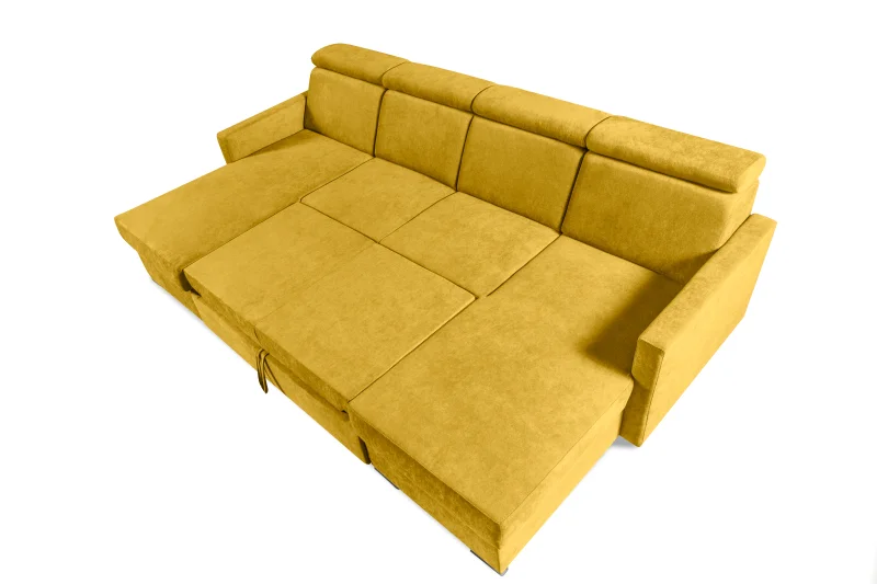 Sedací souprava Morrison mini U, žlutá (soro 40)