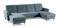 Sedací souprava Scandi New U, modrá (diosa 75)