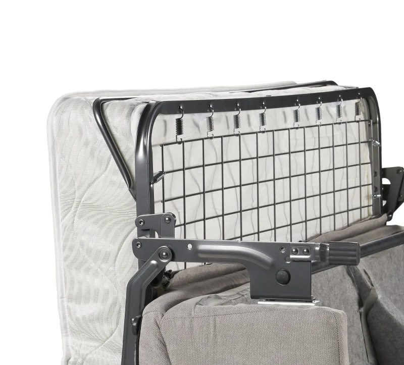 Pohovka na každodenné spanie ASTI s rozkladom, sv. sivá (plutone 26), 140