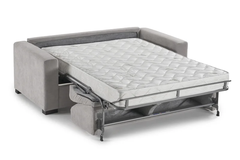 Pohovka na každodenné spanie ASTI s rozkladom, sv. sivá (plutone 26), 140