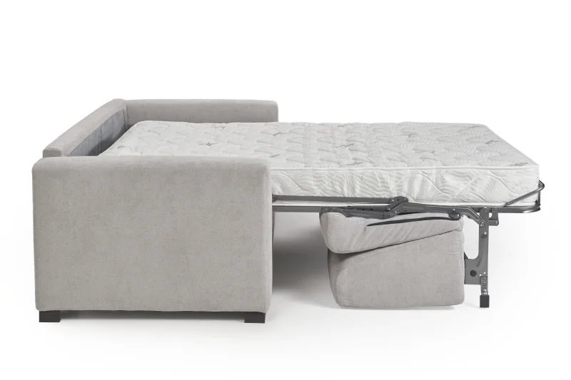 Pohovka na každodenné spanie ASTI s rozkladom, sv. sivá (plutone 26), 140