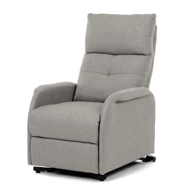 Křeslo polohovací, eletrické, krémová látka.