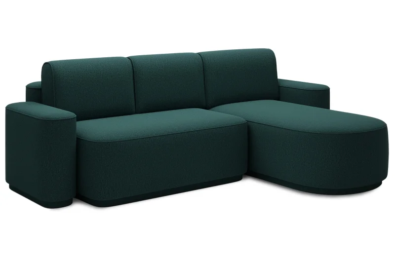 Rohová sedací souprava RUBY, tm. zelená (enjoy 35)