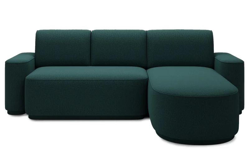 Rohová sedací souprava RUBY, tm. zelená (enjoy 35)