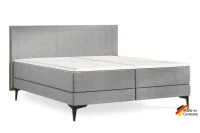 Šedá kontinentální postel Emma Elite boxspring Komfort 200x180
