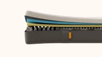 Kontinentálna posteľ Emma Classic boxspring Flip 200x180 krémová