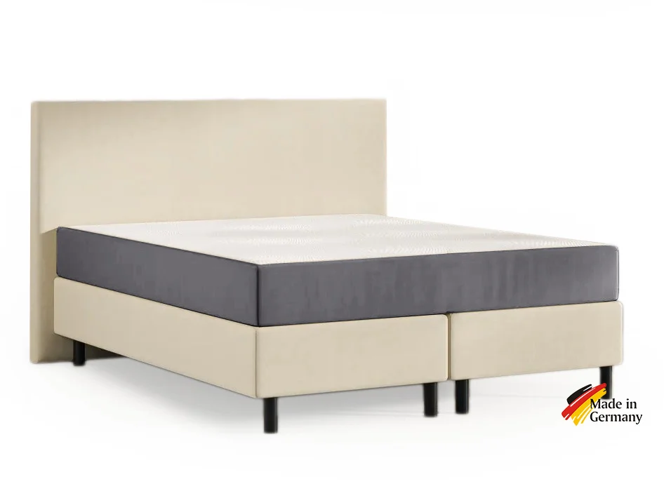 Kontinentálna posteľ Emma Classic boxspring ONE 200x180 krémová