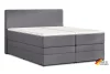 Šedá kontinentální postel Emma Elite boxspring Komfort 200x180