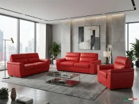 Kožená sedací souprava ROSSO II 3+2+1