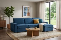 Rohová sedací souprava ONE s rozkladem na každodenní spaní