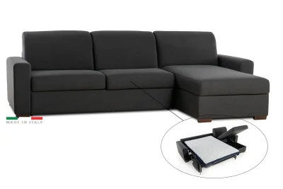 Rohová sedacia súprava na každodenné spanie ONE s rozkladom